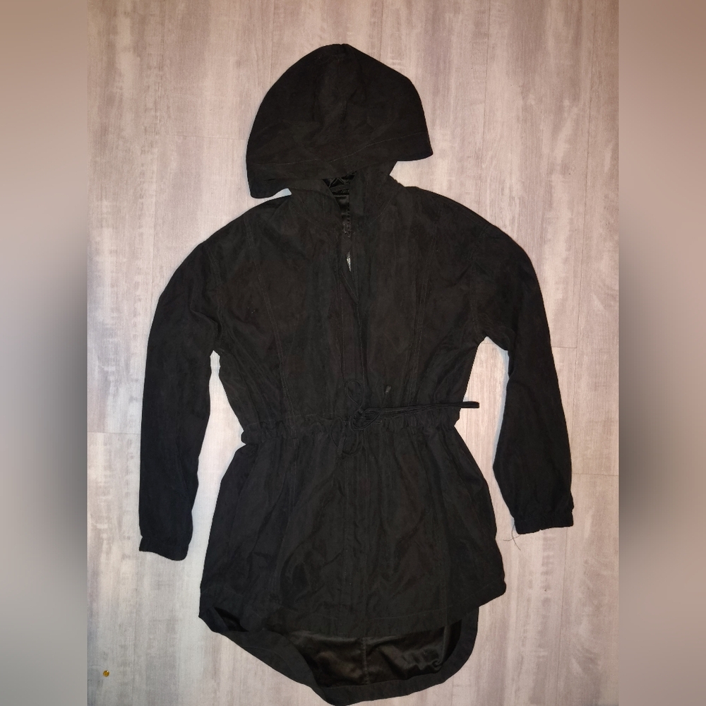 Women's Black Hooded Jacket
